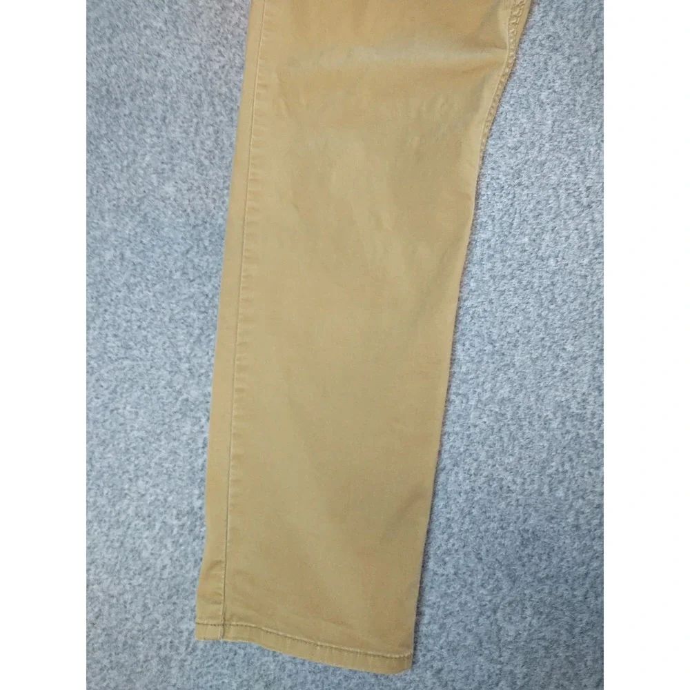 Levi's 502 Regular Taper Tan Khaki Pants Mens 36x29 Tapered Chino Trouser